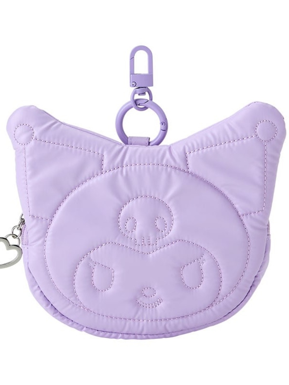 Sanrio Lavender Kuromi Keychain Pouch NWT